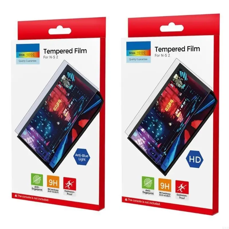 

N3UB Hardness Glass Protector Scratch Resistant Screen Shield for NS2 Switch2