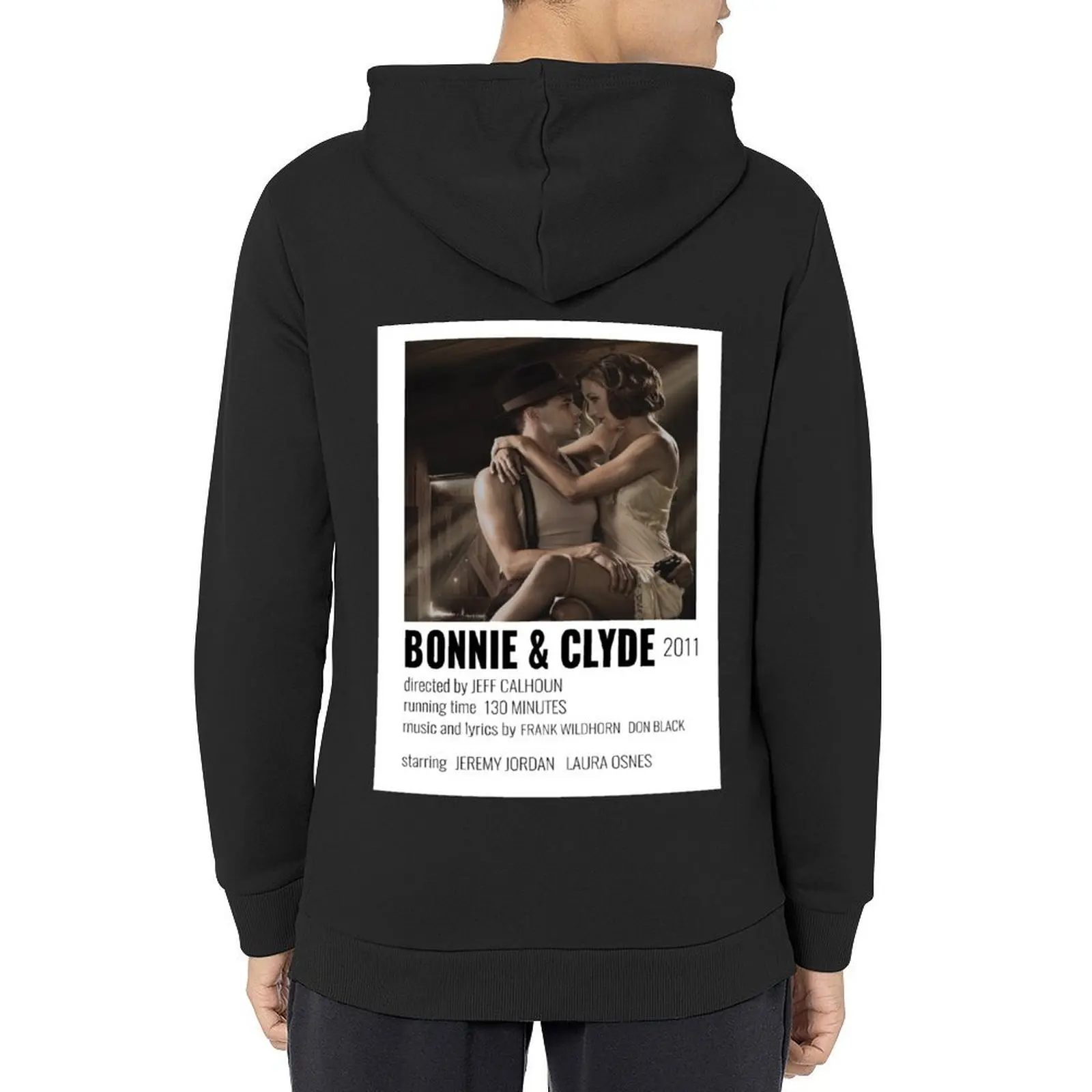 

Bonnie and Clyde Musical Poster Hoodie korean style clothes men clothing autumn jacket men blouse men's oversize hoodie