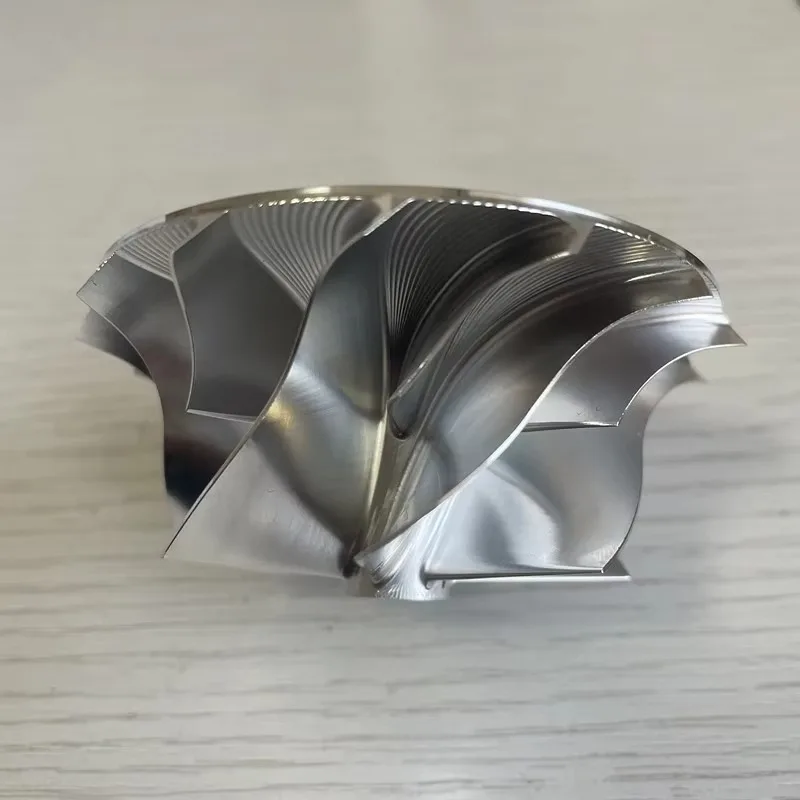 B58 inverse 58.00/76.13mm 7 + 7 lames Style LEP haute Performance Turbo fraisage/aluminium 2618/roue de compresseur à billettes