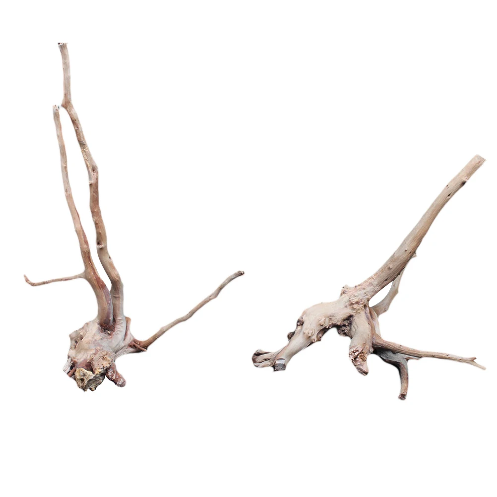 

Natural Wood Tree Root Aquarium Fish Tank Ornament Miniature Landscape Decor Size for Fish Micro Landscape Aquatic