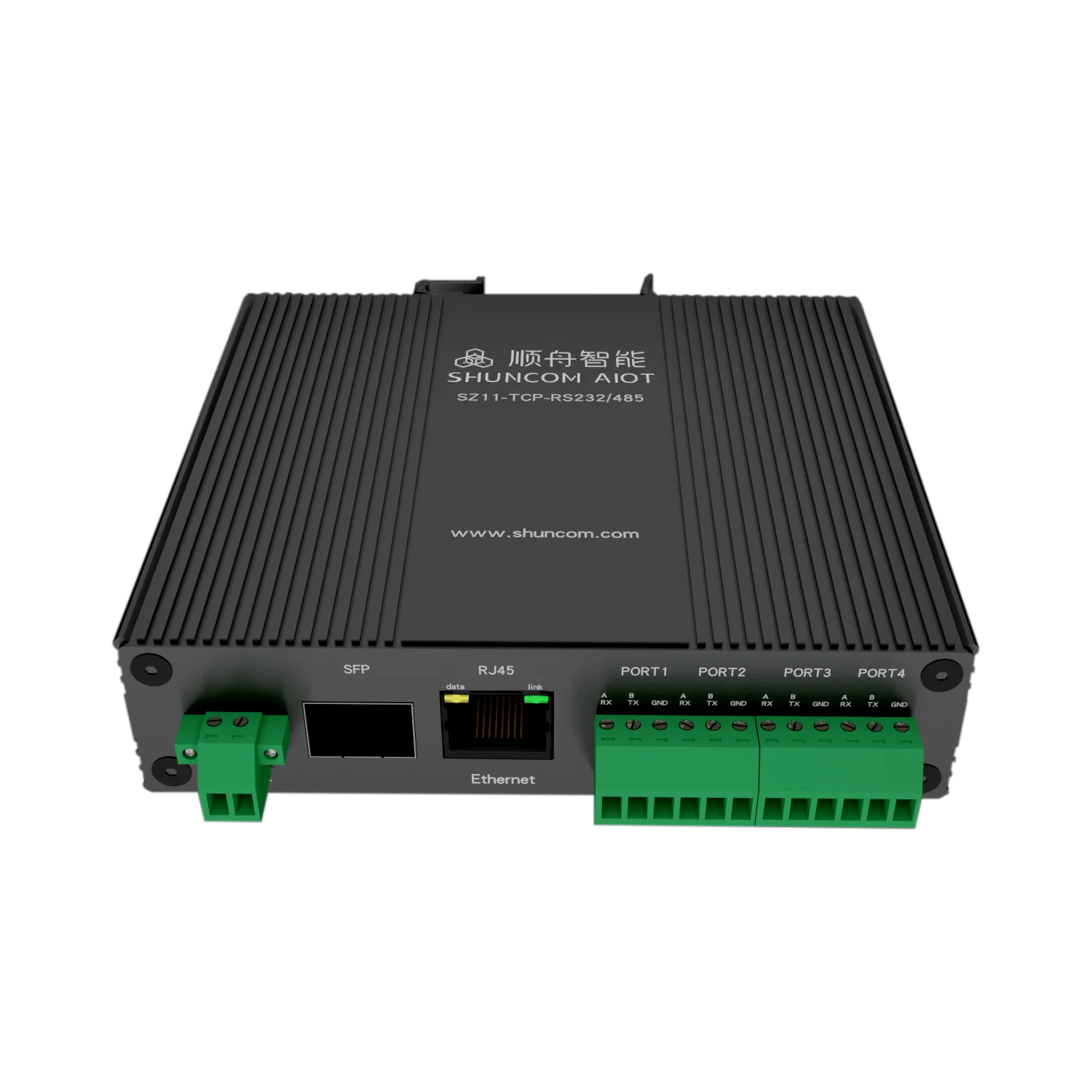 4 Serial Port Server/with Optical Port Supporting Serial Port to Network Port/with POE Power Supply Supporting MODBUS/MQTT