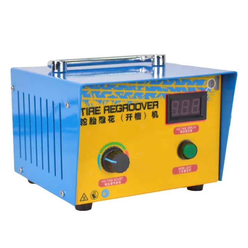 2023 1000W Digitale Band Regroover Band Rubber Graveren Vrachtwagen Auto Rubber Banden Grooving Elektrische Rubber Snijmachine