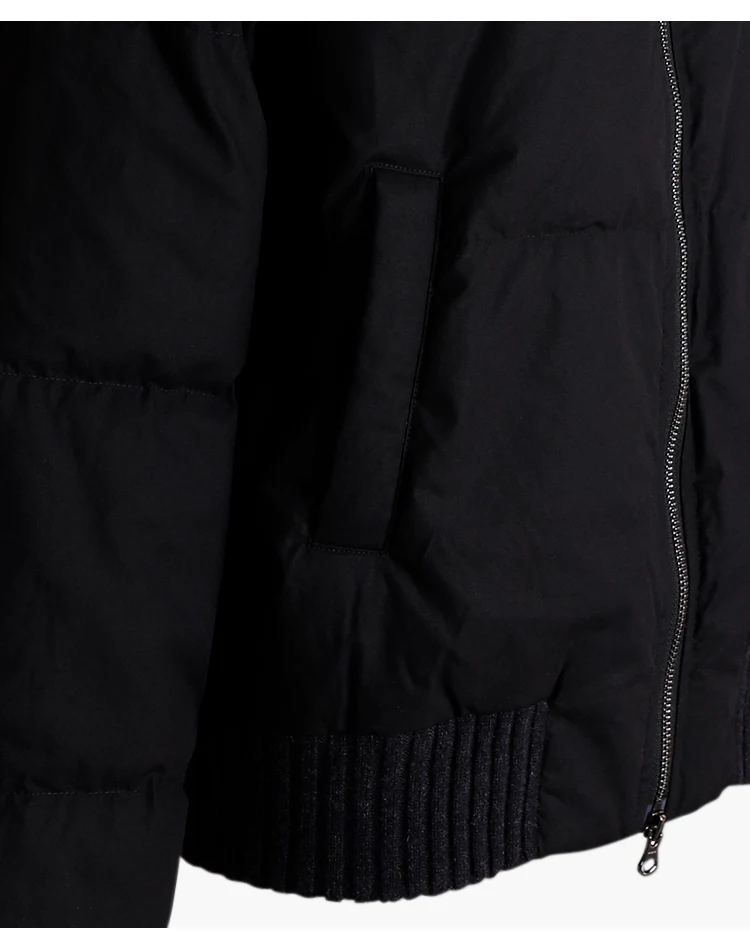BC835 Weiße Gänsedaunenjacke mit großem Revers, warm, mit Reißverschluss, langärmelig, 100% Kaschmir, warmer Mantel – Detail 16
