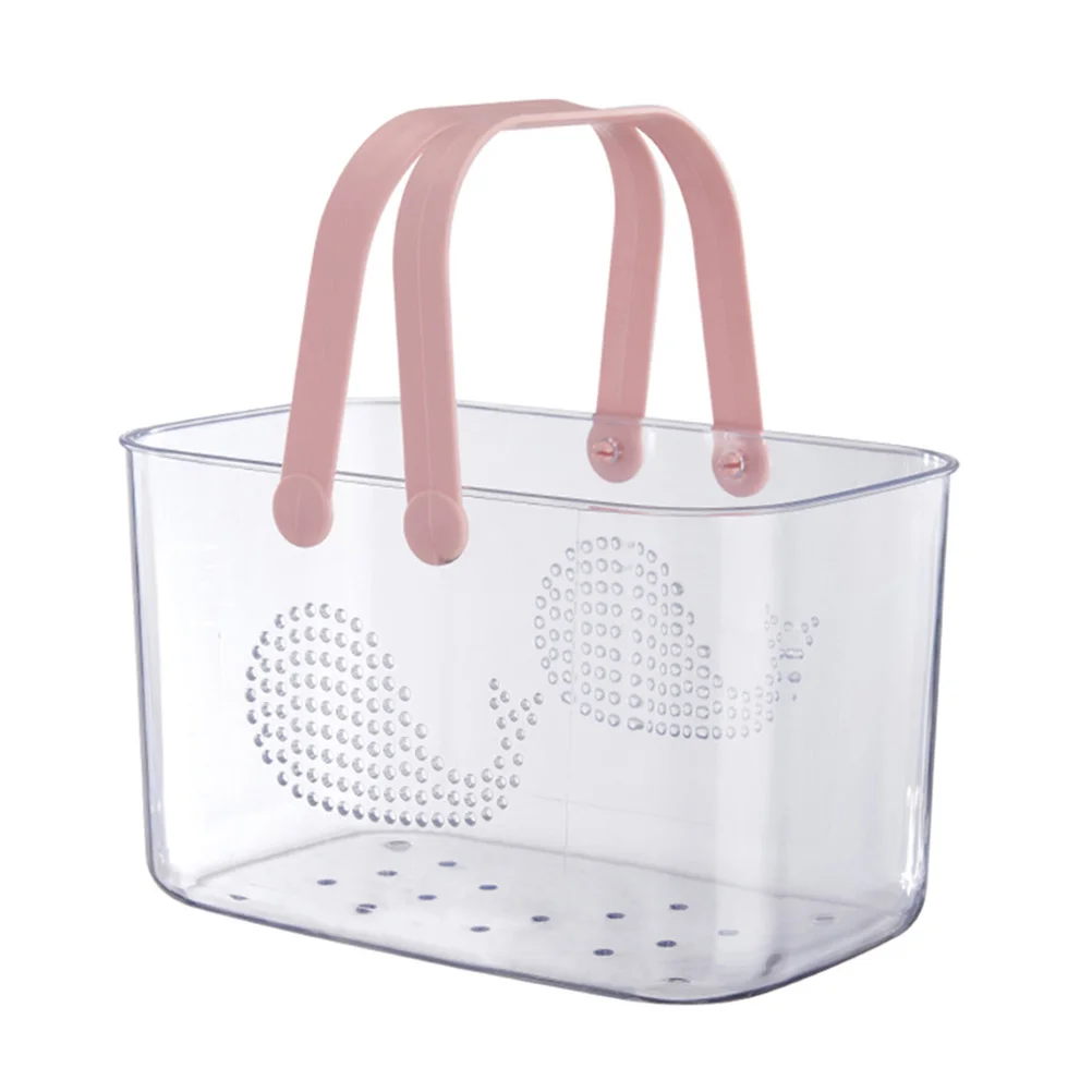 

Whale Shower Basket Plastic Storage Basket With Handle Bathroom Organizer Portable Drainage Bin For Dorm Kitchen Bath