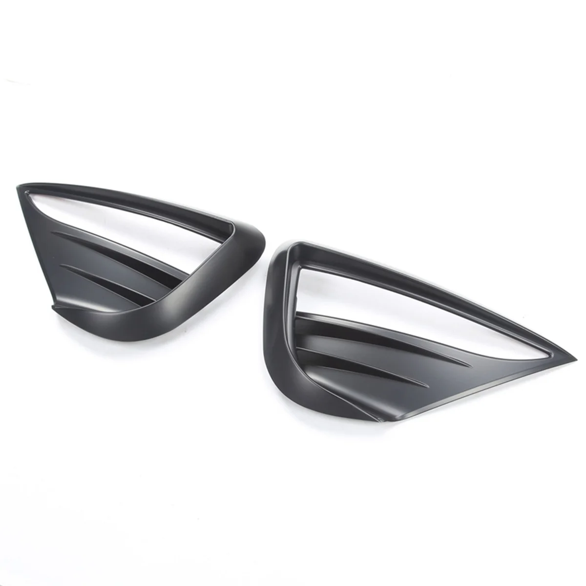 

For Tesla Model Y 2021-2022 Car Fog Lamp Spoiler Blade Trim Protective Cover Woof Tooth Wind Knife Sticker Car Accessory