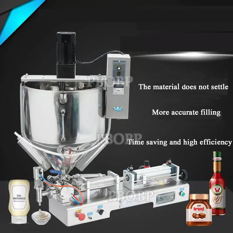 PBOBP Semi Automatic Soy Hot Paraffin Bee Wax Gear Pump Filling Melting Mixing Machine Heating Candle Making Machine
