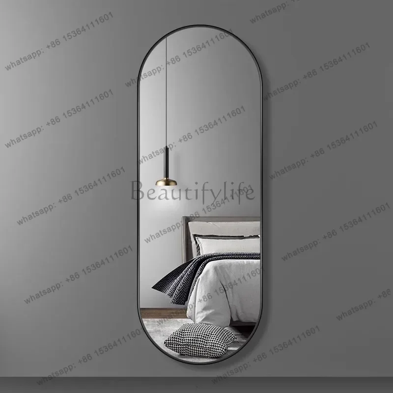 LD Oval Wall Mirror Modern Decoration Living Room Full Body Girls Men Long Hanging Luxury Mirror Bedroom  Home Products