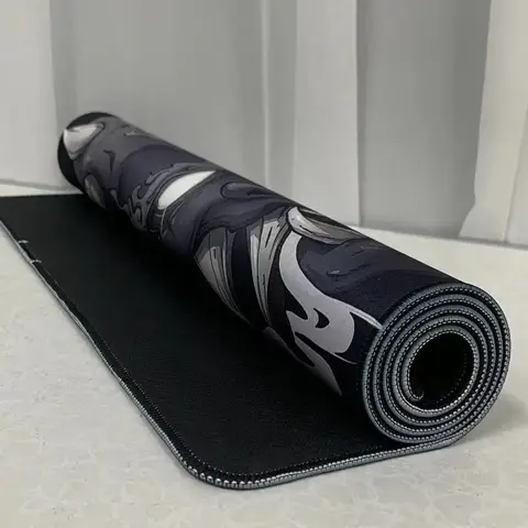 Japansk Anime Svart Oni Musmatta Spel Mini PC Skrivbordsmatta Halkfri Gummi Laptop Lekmatta för Kontorsspel Tillbehör för Gamer 8 best sales musmatta svart - №6