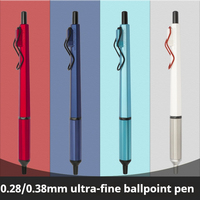 Japan UNI JETSTREAM EDGE Ultra Fine Ballpoint Pen,SXN-1003 Metal 0.28/0.38mm Fast-Drying for business,signing,Japanese Stationer