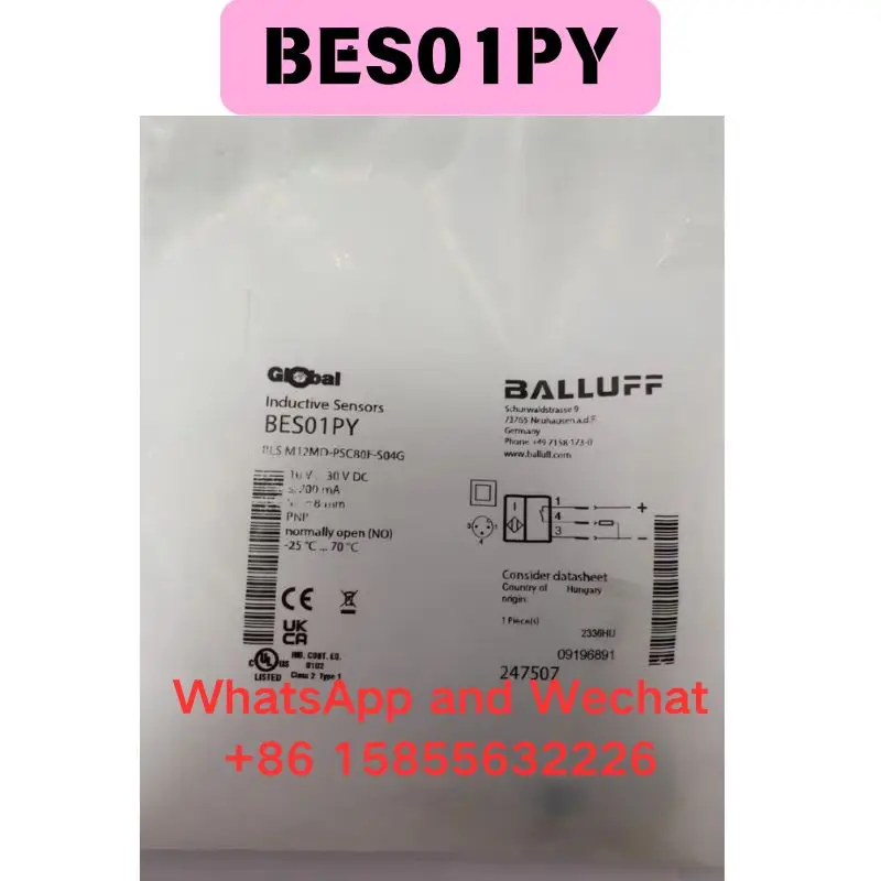 Brand new original imported BES01PY BES M12MD-PSC80F-S04G sensor Fast delivery