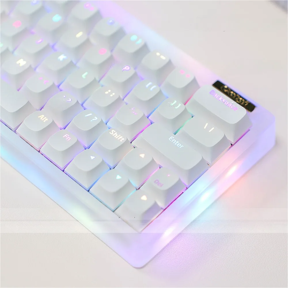 

117 keys, small pudding, cute keycaps OEM PBT sublimation keycaps, custom mechanical keyboard MX Switch keycaps