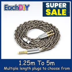 99% Pure Silver Palladium + Graphene Gold Earphone Cable For Hifiman Sundara Ananda HE1000se V2 V3 HE6se he400se Arya He-35x XS
