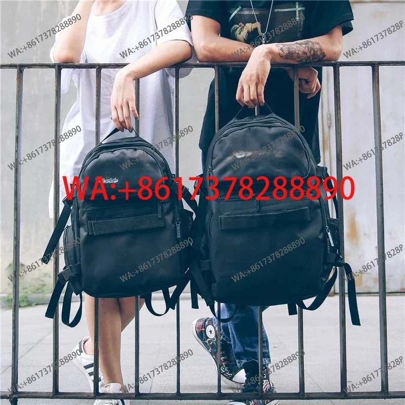 

Рюкзак для скейтборда из ткани Оксфорд, для двойного скейтборда, черный, для студентов и любителей скейтбординга