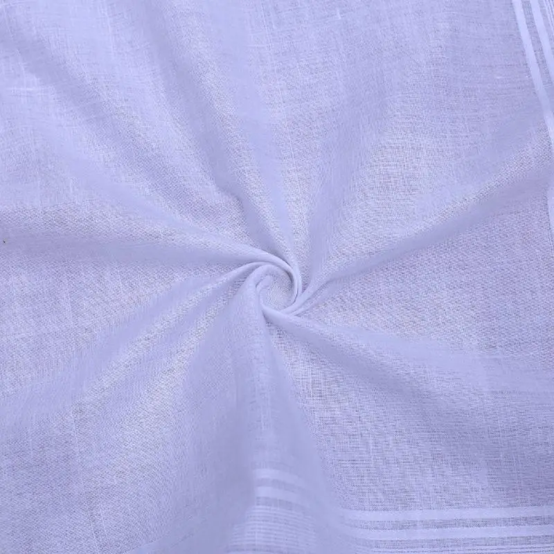 P88A Pocket Handkerchief for Wedding Party Striped Hankies for Husband DadGrandfather