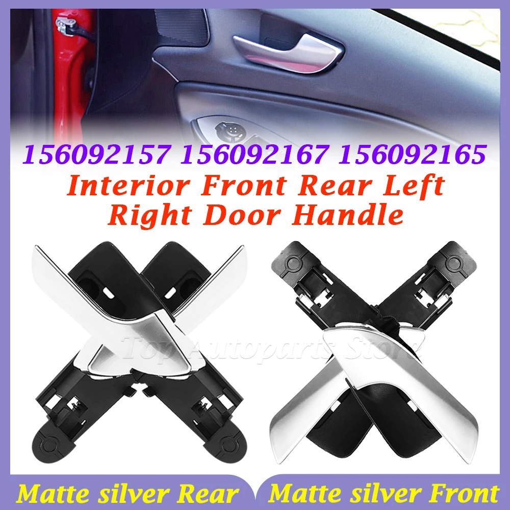 Interior Front Rear Left Right Door Handle Matte Siliver 156092157 156092167 156092165 156092 For Alfa Romeo Giulietta 2010-2019