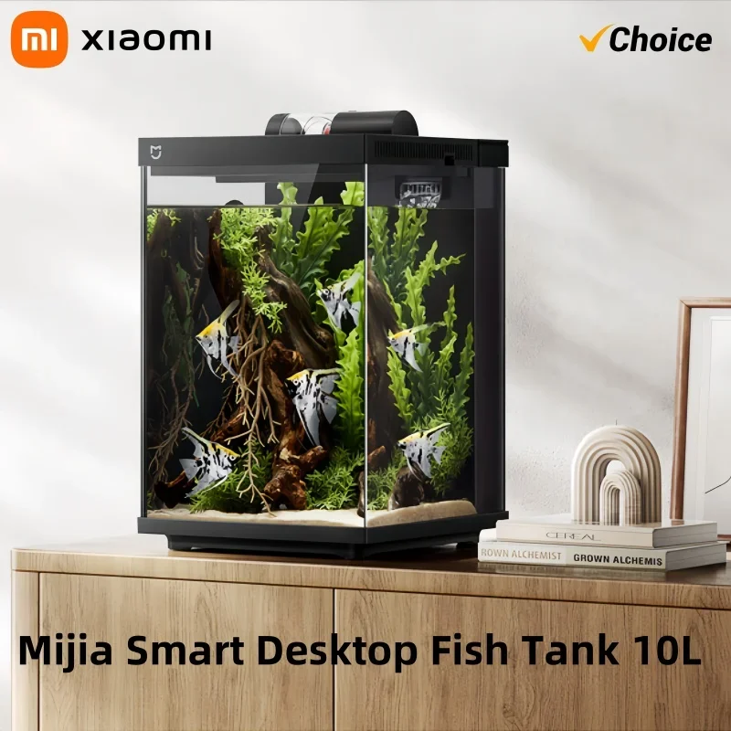 Xiaomi Mijia Smart Desktop Aquarium 10L Smart Fish Tank App Control Feeding Pro Filtration Mi Home Совместимость без сборки