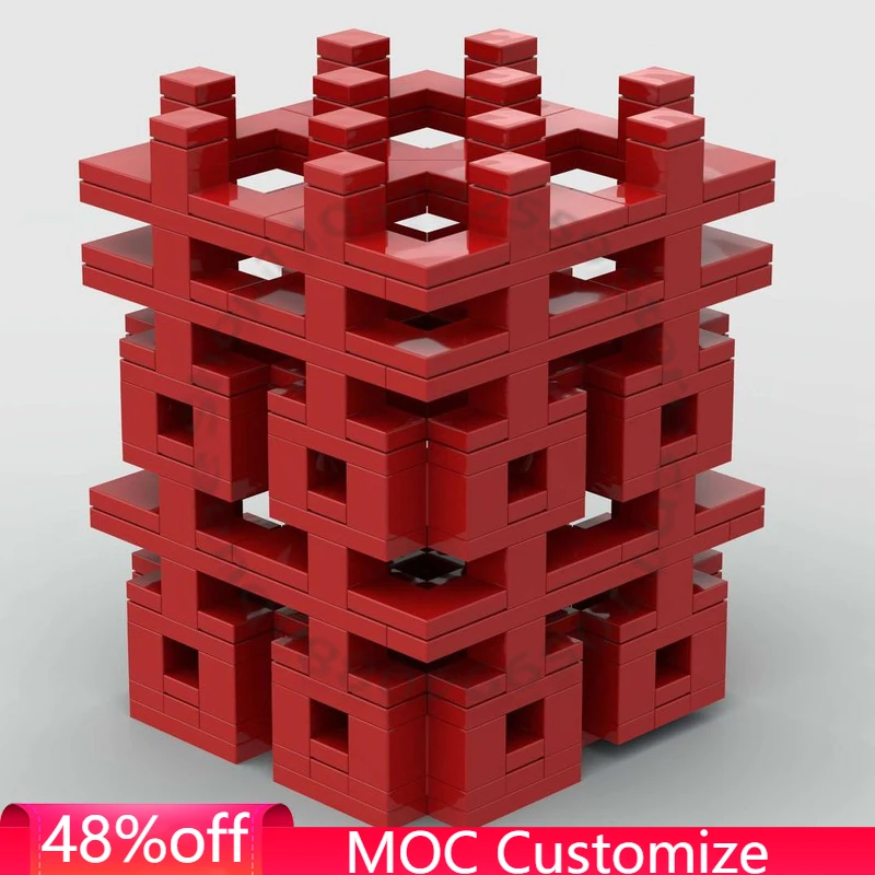 

308 PCS Romantic Chinese Character ：MINI 12 Happiness Pen Container MOC Customize Modular Building Block DIY Toy Birthday Gift