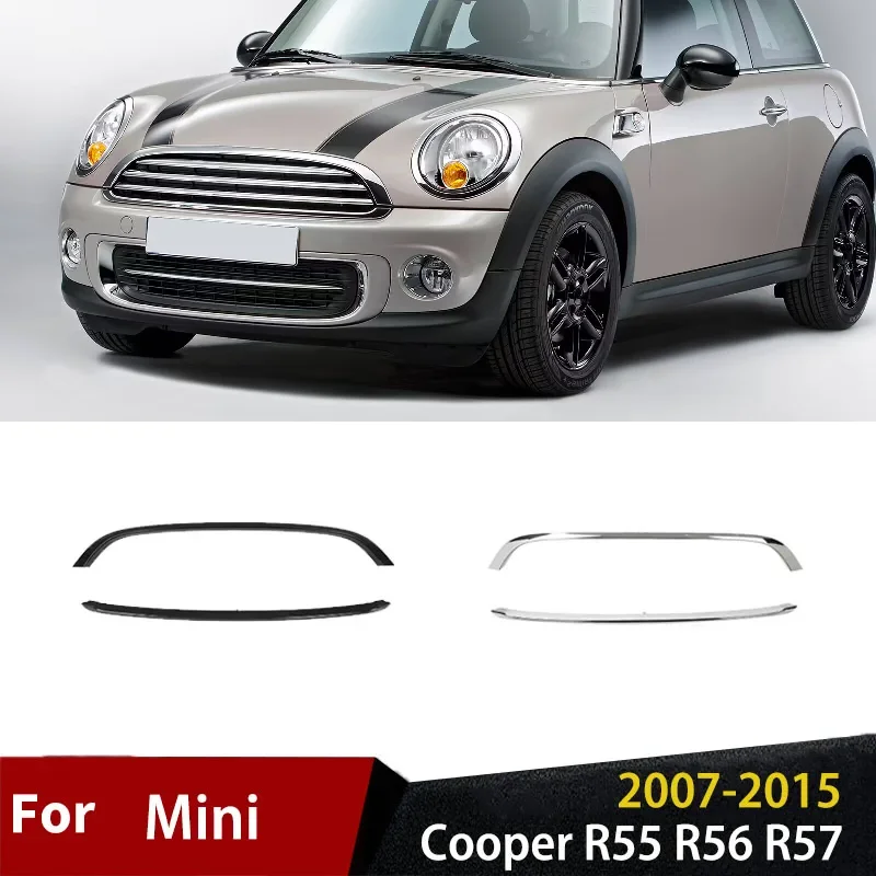 

Racing Grills Bodykits For Mini Cooper R55 R56 R57 2007 To 2015 Front Bumper Honeycomb Grille Mesh Outer Accessories Trim Strips
