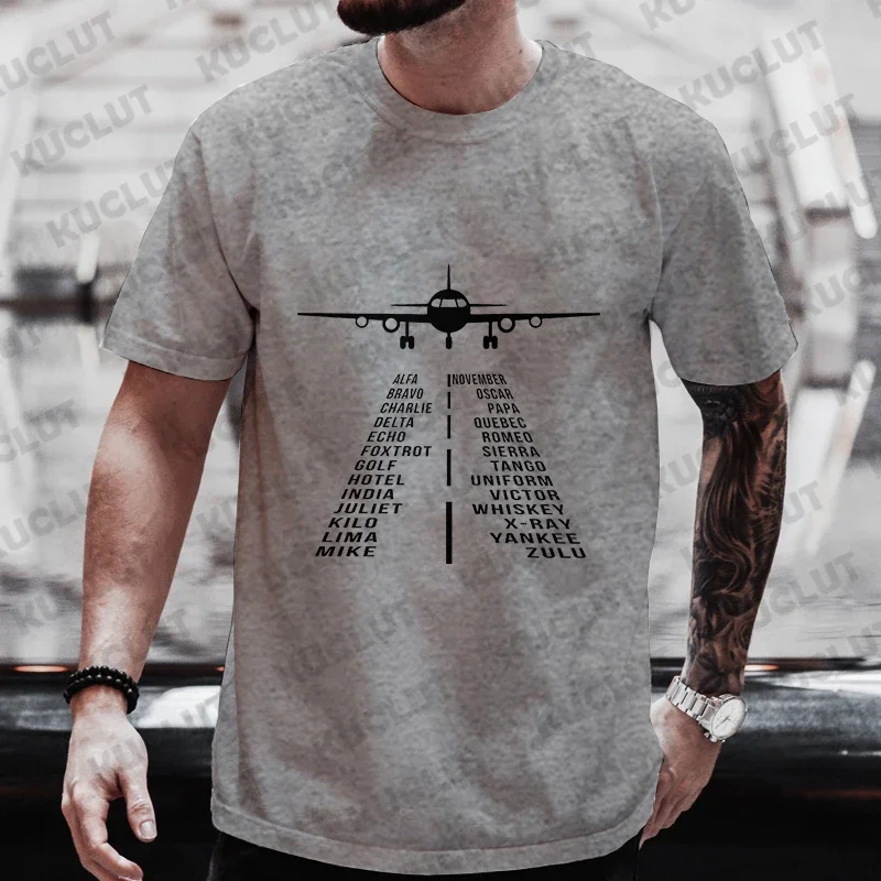 Airplane Travel Women Men T Shirt Summer Tops Women Men\'s Tops Funny Pilot Tee Aviation Alphabet Shirt Mens T Shirt Male Clothes