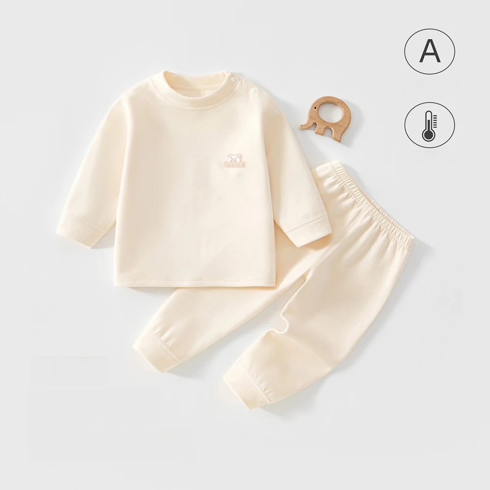 MILANCEL Autumn Baby Clothing Sets 3M-3T Toddler Warm Homewear Set Cute Bear Boys Pajamas Infant Boy Clothes