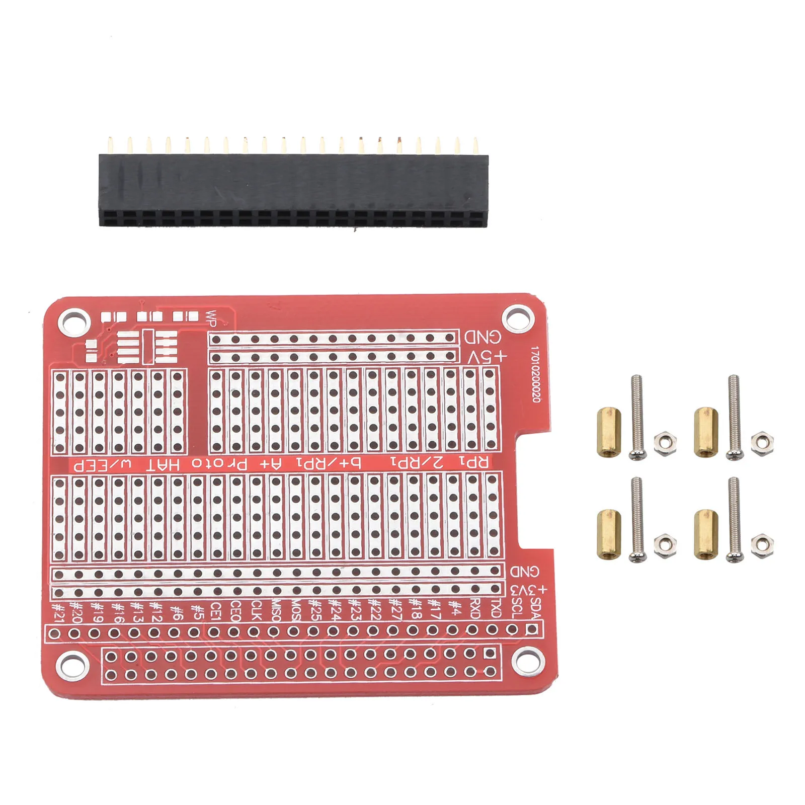 40-Pin GPIO Extend DIY Multifunctional Extension Board DIY Proto HAT Shield For Raspberry Pi 3B/3B+/4B Orange Pi etc.
