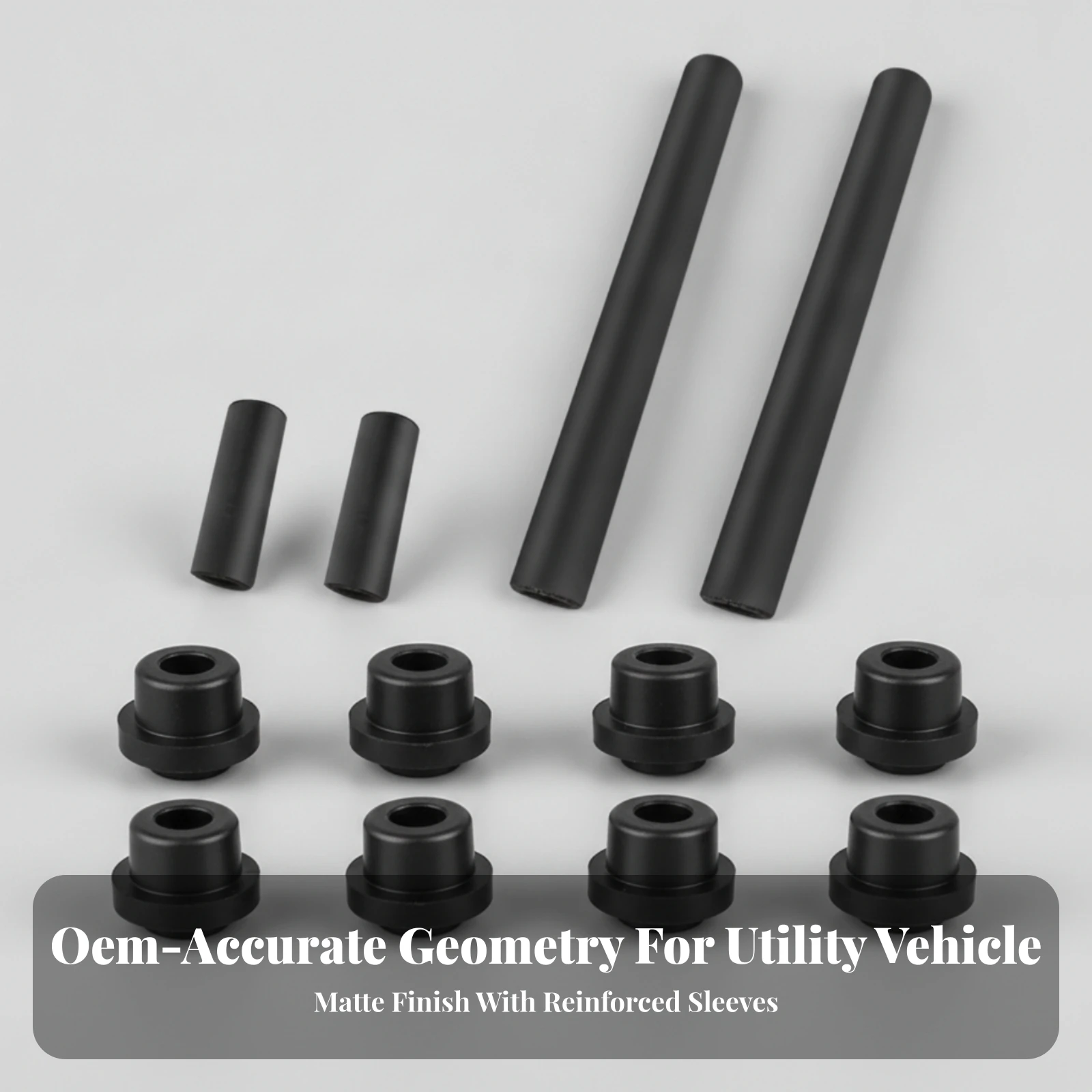 12 Pieces Shock-Absorbing Bushing Kit Professional Bushing Kit with Sleeves Hardware Easy to Use Versatile for Linkage Repair