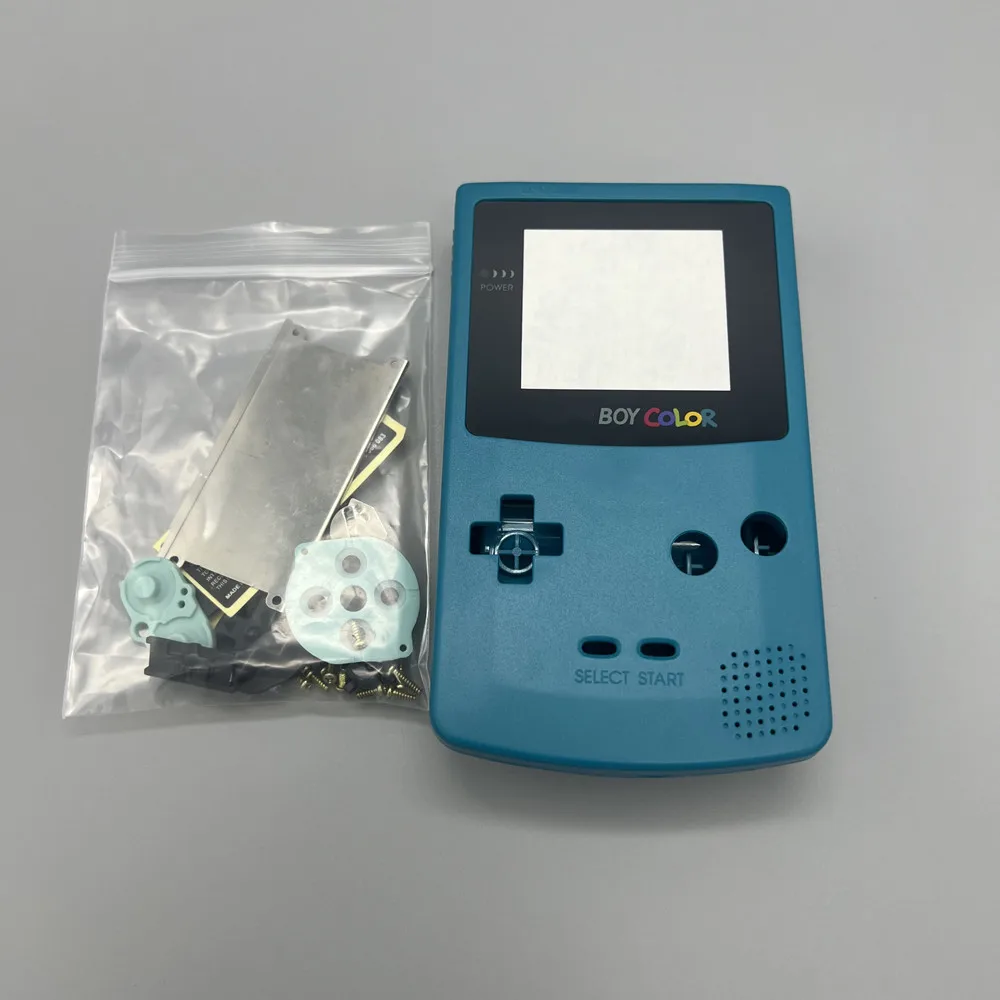 High Transparent Shell Case for Gameboy Color GBC Classic Game Console Plastic Shell Case for GBC Housing Shell with buttons