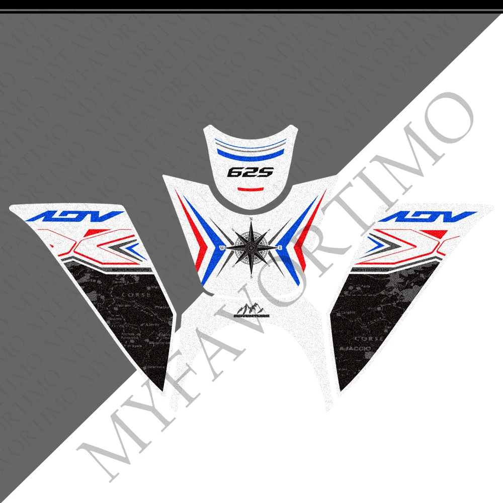 

2025 2026 Motorcycle For Kove 625X 625 X Adventure ADV Explore Tank Pad Side Grips Gas Fuel Oil Knee Protector Stickers Decals