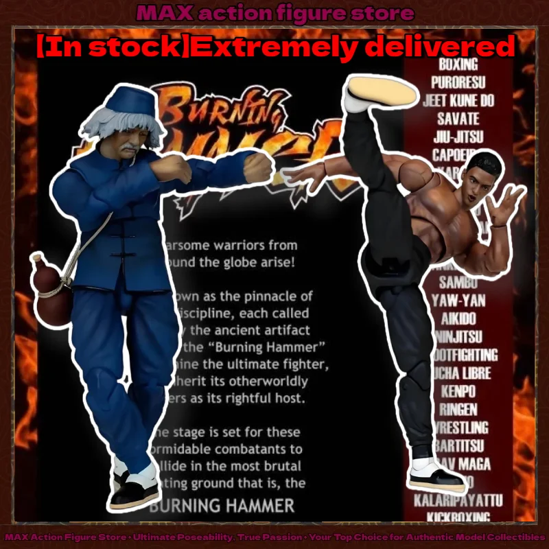 

In Stock LC Studio 1/12 Burning 1 Wave Movie Series Master Li Black Montez 1/12 Action Figure Collection Gift