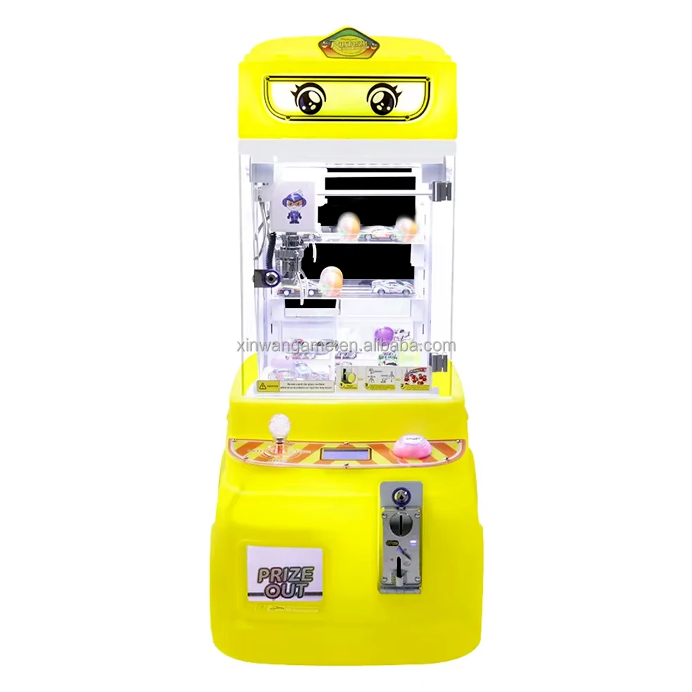 

Mini Claw Machine Toy Crane Egg Grabber Surprise Crane with Coin Payment