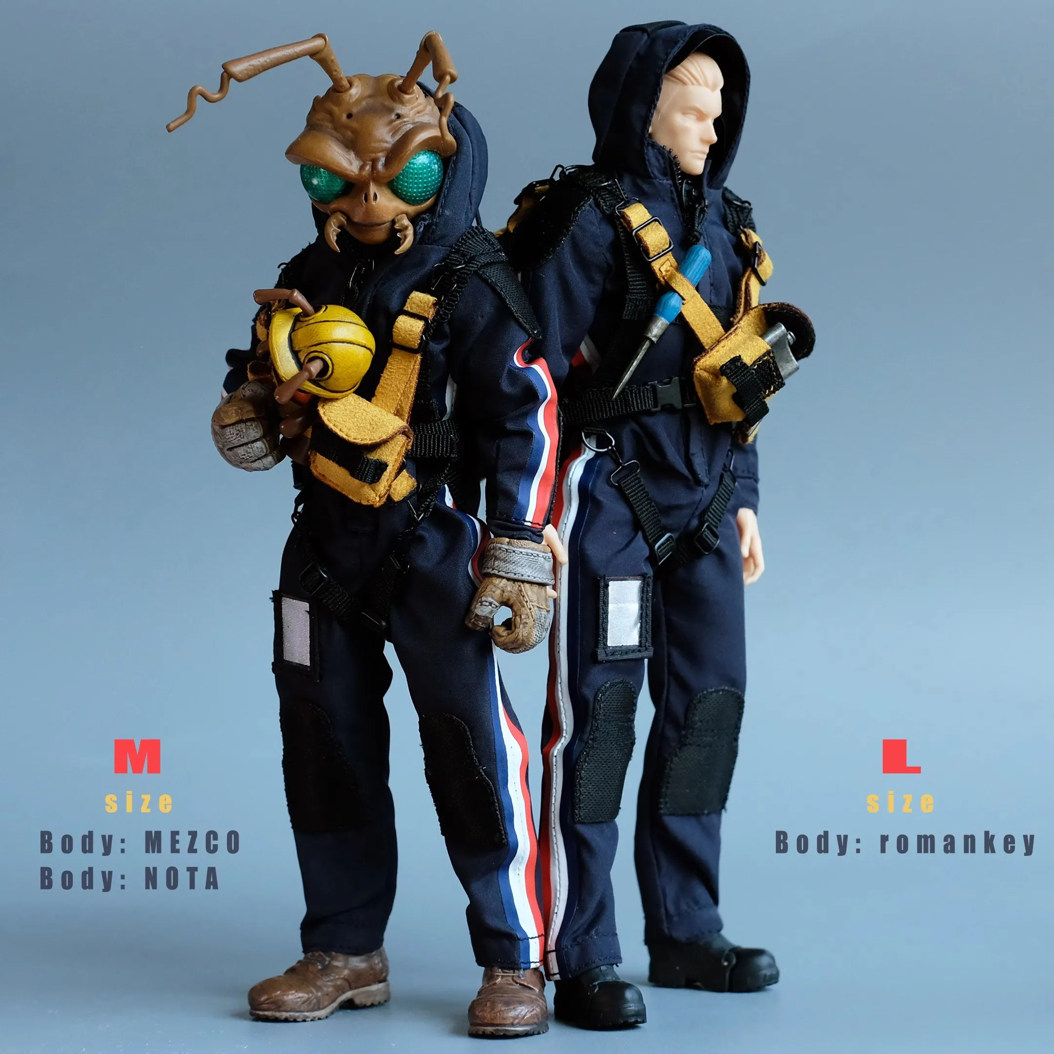 KAILAB 1/12 Scale DeathStranding Courier Overalls Mode fit 6