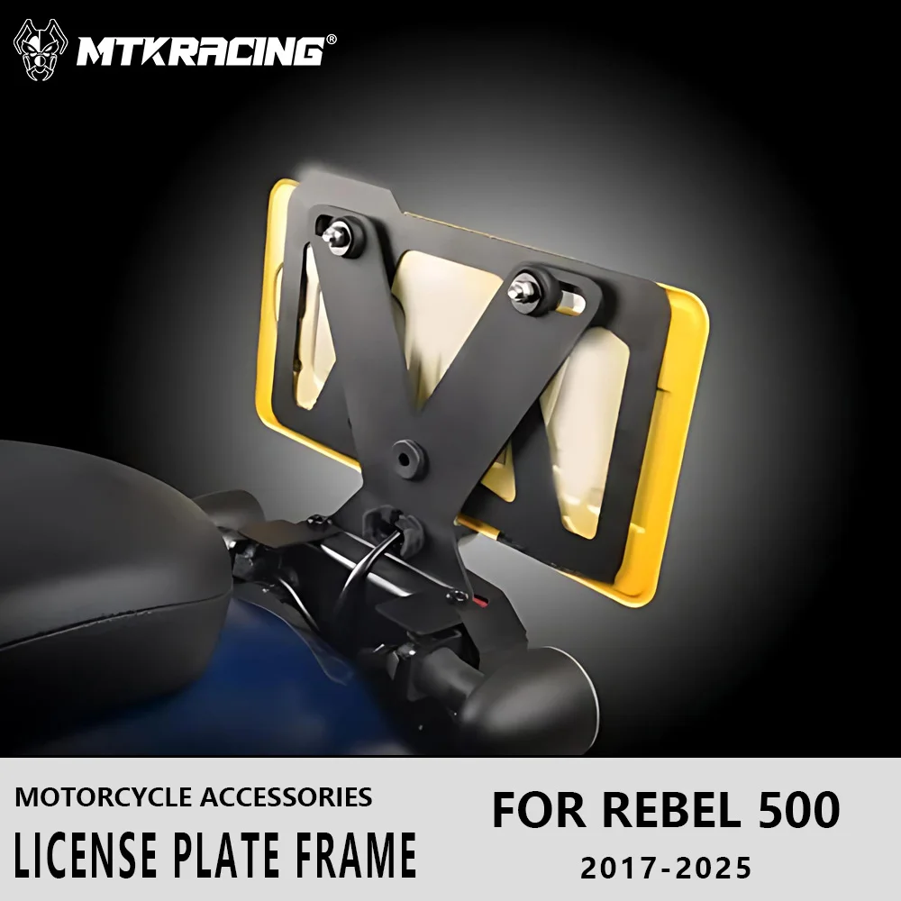

MTKRACING For HONDA REBEL 500 2017-2025 Motorcycle Accessories License Plate Holder Bracket Fender Eliminator Kit