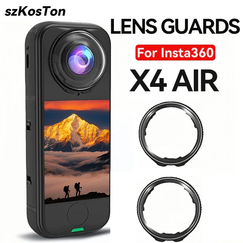 Lens Guards for Insta360 X4 Air Optical Plastic / Glass Lens Scratch-resistant Protector for Insta 360 X4 Air Camera Accessories