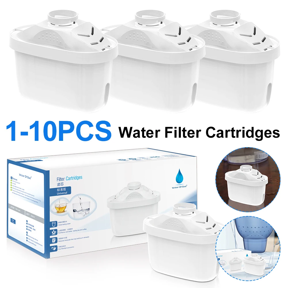 1-10 Stuks Waterfilter Kan Patronen Voor Brita- Maxtra Reduceren Van Kalkaanslag Chloor Vervanging Filter Cartridges