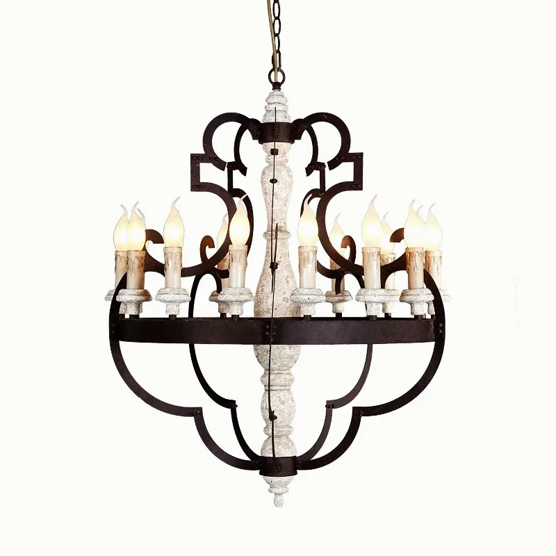 light chandelier lighting foyer large rustic lighting vintage wood light in living room villa retro big chandelier loft decor