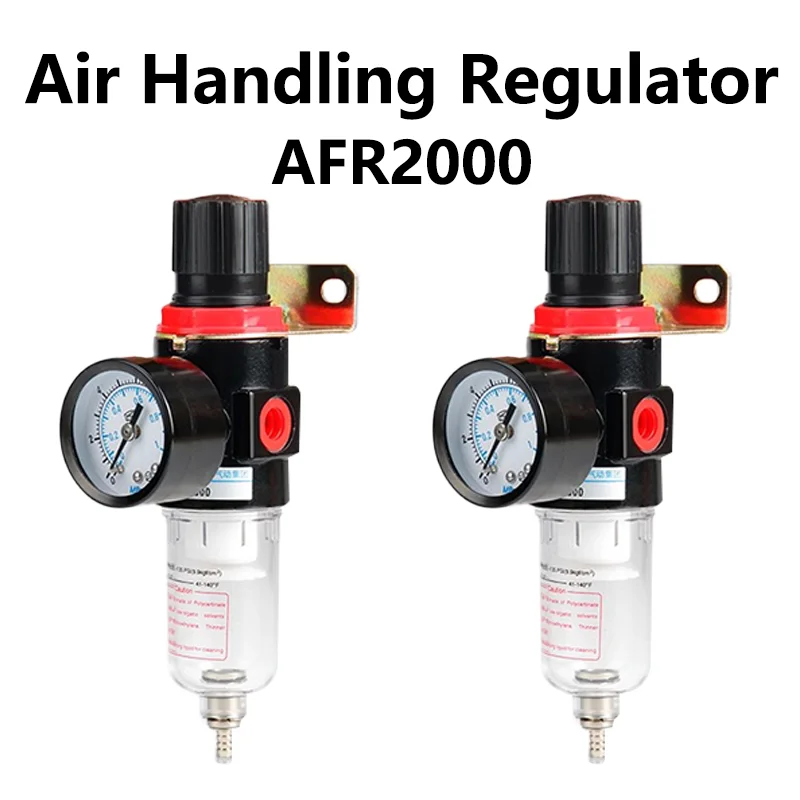 

AFR-2000 Pneumatic Filter Air Treatment Unit Pressure Compressor Reducing Valve Oil Water Separation Regulator AFR2000 Gauge