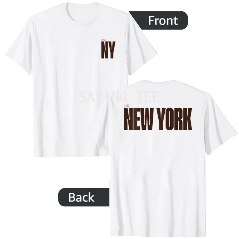 XC New York Standard T-Shirt „I Love NY“ – Reise- und New York-Thema, Grafik-Spruch-T-Shirt, Neuheit, Geschenk, Sommermode, Grafik-Kleidung – Detail 8