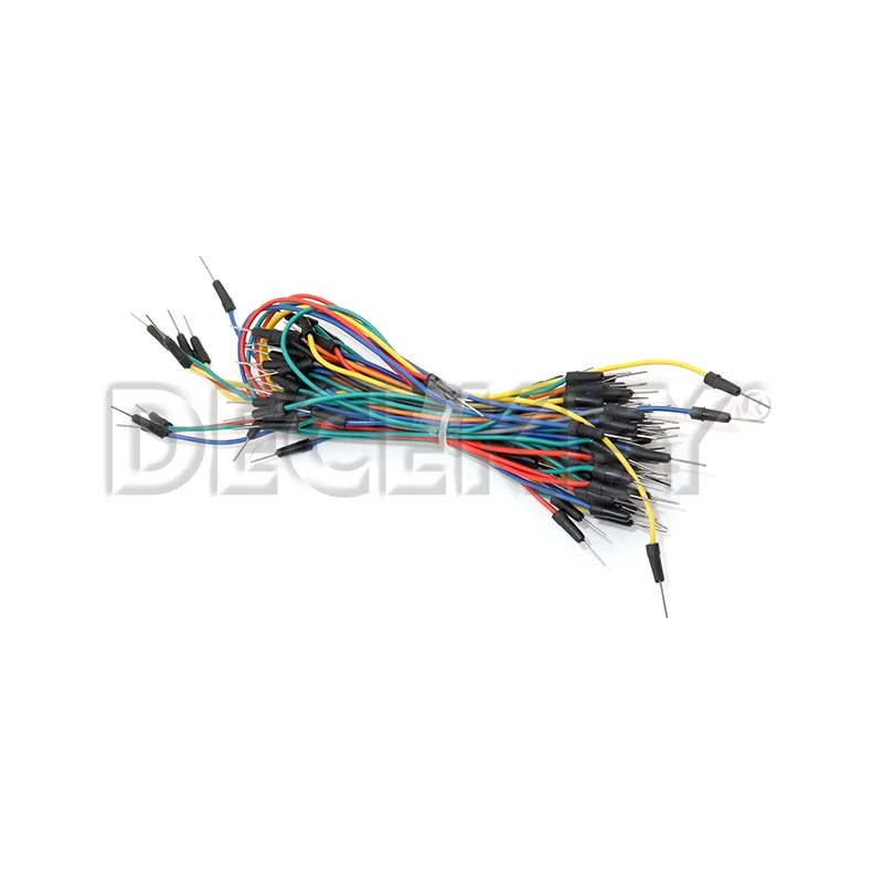 65pcs Breadboard Wires/Jumper Wires/Connector Wires/Lead Wires Breadboard Jumper Cables Male To Male Diy Electronic Kit
