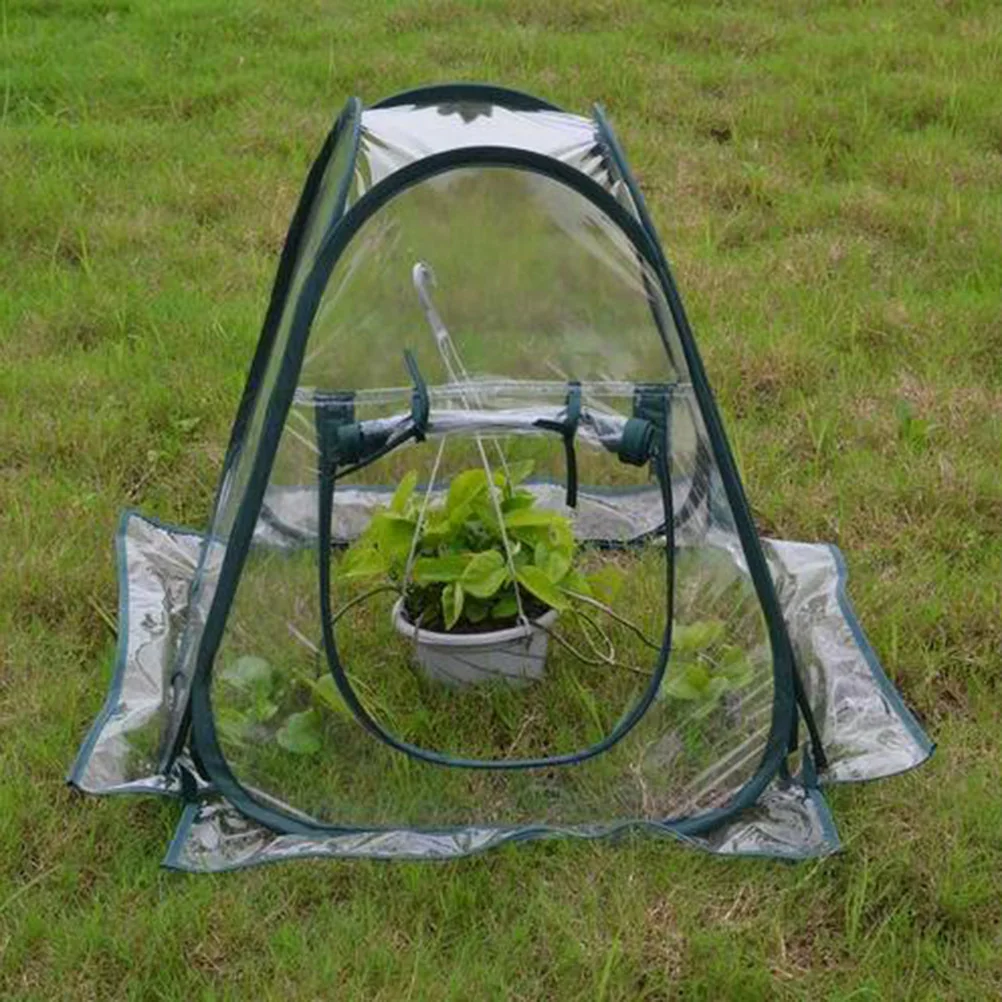 Mini Greenhouse Kits Heavy Duty Steel Tube Plants Protection Garden Cover Small Greenhouses Flower Pot Growing Seasons Extension