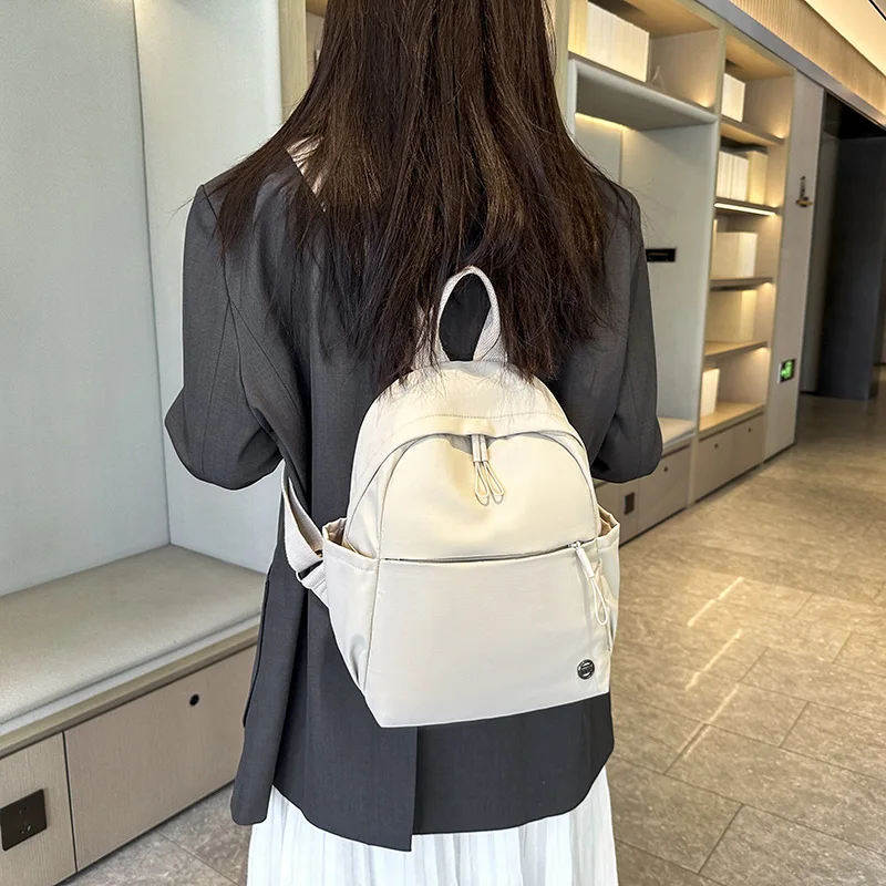 New Style Ladies Small School Backpack Casual Outdoor Hiking Travel Bag Versatile Lightweight Daypack - view 4