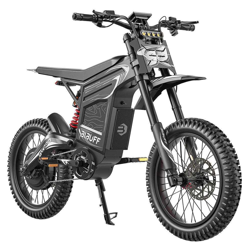 Readygo EKXBike BIBUFF GT600 Off-Road E-Bike 85Kmh 7500W Brushless Motor 72V30AH Lithium Battery E-Bike Adult Electric Motorcycl