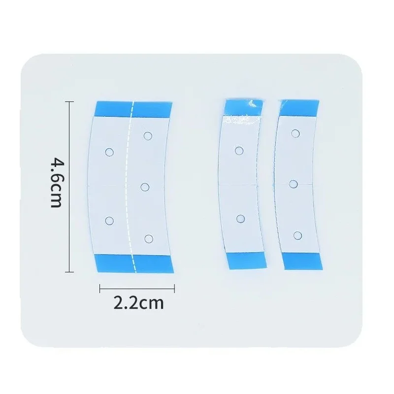 40 pieces blue double side tape strong lace front wig tape double sided Tape for toupee wig adhesive