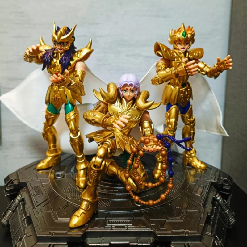 Saint Seiya Champion Class Aries Mu Anime Figure Masami Kurumada Action Figure Decortion Children Christmas Gift