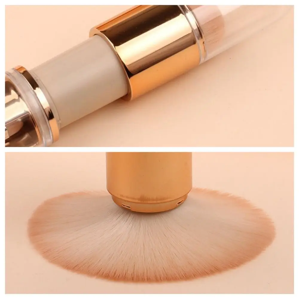 Eye Shadow Brush Makeup Brush Set Convenient Stretchable 5 in 1 Makeup Brush Set Dustproof Soft Concealer Brush Business Trip