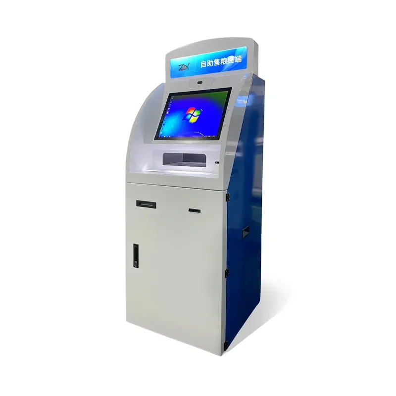 Hot Selling Touch Screen Self Service Cash Dispenser A4 Report Printer Self Service Kiosk Atm Machine