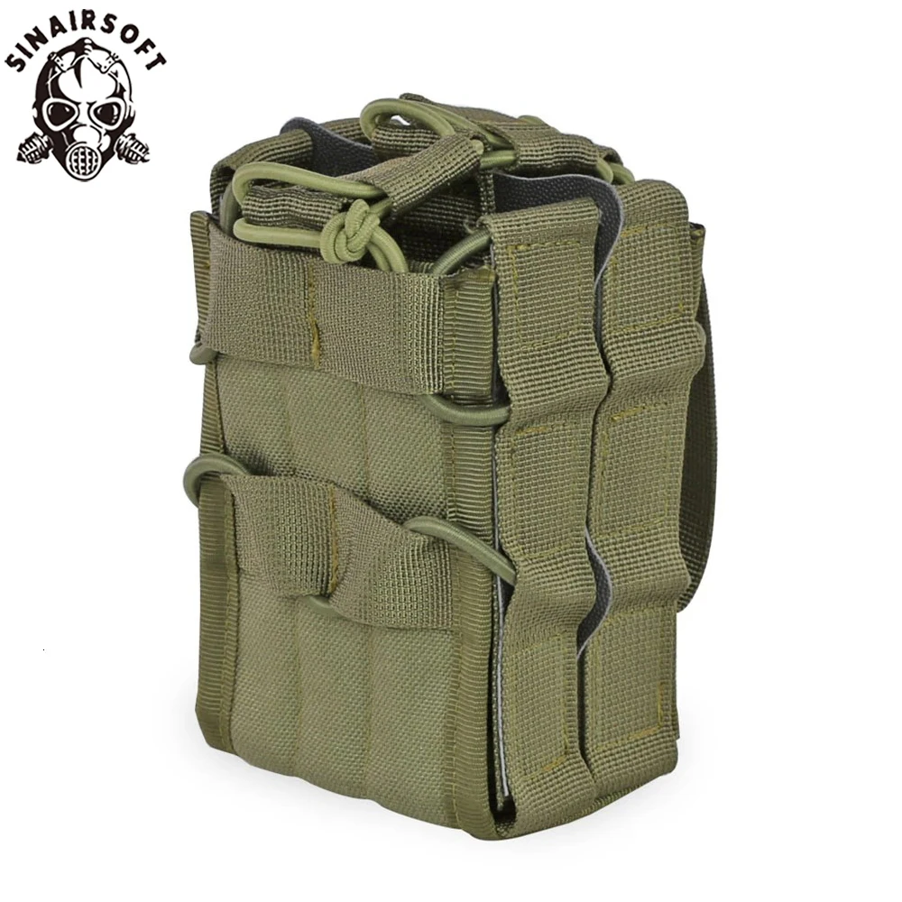 

Tactical Molle Single Double Magazine Pouch for M4 M14 M16 AR15 G36 Magazine Hunting Outdoor Tool Waist Mag Holder