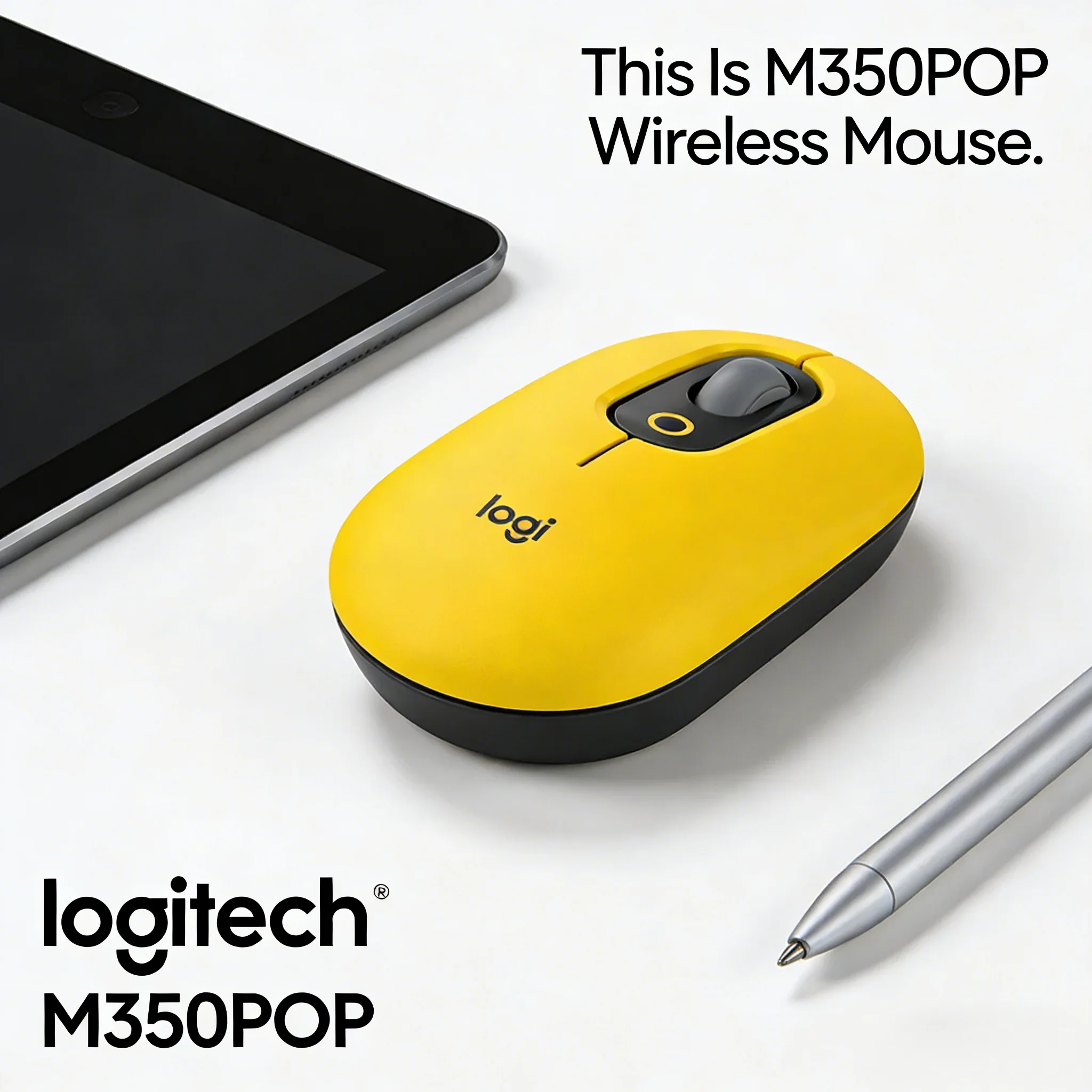 

Logitech M350 POP Entry-Level Mouse High Value Wireless Office Essential