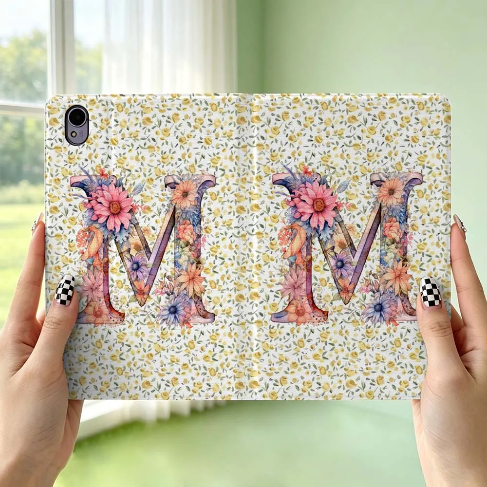 Decorative Letter M Pen Tray For Huawei MediaPad MatePad Honor Pro V6 9 V8 X9 X 10 13.3 12.3 11 11.5 Inch Tablet Case