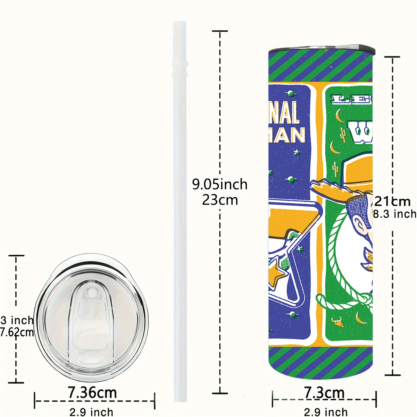 1pc 20oz Disney Toy Story Characters Stainless Steel Tumbler Insulated Travel Mug with Lid & Straw for Office Daily Fans Gift