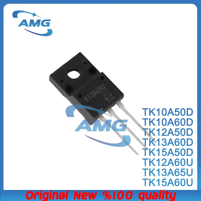 Lote de 10 unidades de K10A60D, TK13A65U, TK10A60D, TK15A50D, K15A50D, TK13A60D, K13A60D, TK12A50D, K12A50D, TK10A50D, K13A6
